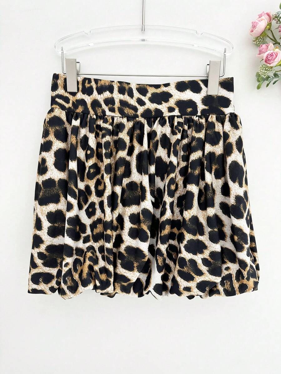 Bubble Lined Balloon Skirt\Fashion Women's Clothing - Multicolor - View 1