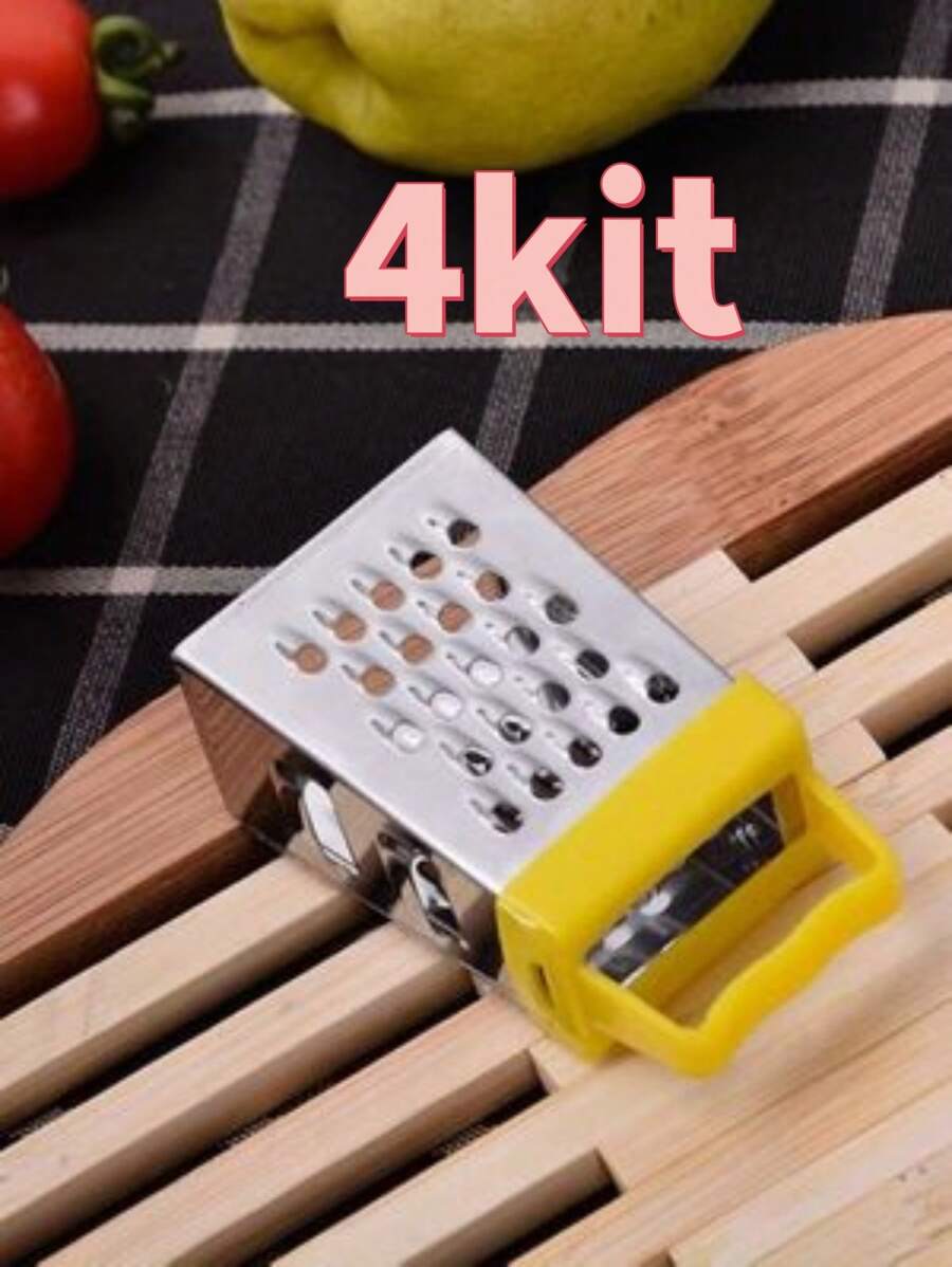 Kit 4 Mini Ralador Inox Com Ima Ralador Multifuncional Mini Ralador Lembrancinha Ultensilios De Cozinha