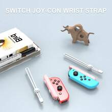 TOPWOLF Switch Joy-Con Handle Lanyard Wholesale Price Multi-Color Optional Joycon Game Accessory Cute Size - Black - View 9