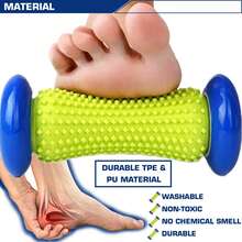 1pc Deep Tissue Foot Massager Roller - Ergonomic Arch Support, Soothing Foot Spa Experience, Relieves Leg & Hand Muscle Tension, Daily Use - Multicolor - View 9