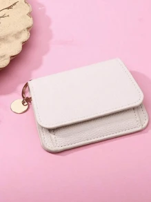NYXIA Carteira de Couro PU com Vários Porta-Cartões, Bloqueio RFID, Porta-Cartões de Crédito com Design de Chaveiro e Moeda para Uso Diário, Carteira Pequena para Mulher, Bolsa, Carteira Pequena - Multicolorido - Visão 18