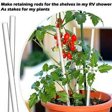 10pcs/Pack 200mm Transparent Acrylic Round Rod, Solid Plastic Cylinder Rods, Acrylic Guiding Rods - Clear - View 5