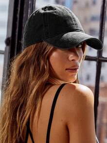 1 pièce jeu - Casquette de baseball rétro usée et délavée pour homme et femme, simple, élégante et polyvalente, avec réglage classique - Multicolore - Voir 12