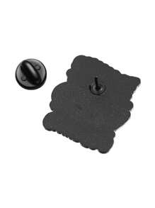 QIHOO 1 pieza Insignia de bolso con collar de esmalte "TE CALMAS O TE CALMO" , regalo de joyería para amigos - Multicolor - Ver 3