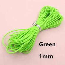 10 metros de cordón encerado de 1/1,5 mm de grosor, hilo, cuerda, correa para hacer manualidades, pulseras, collares y suministros de joyería DIY - cordón encerado - Ver 15