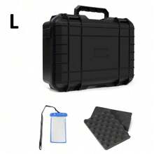 Waterproof Protective Hard Carry Flight Case Camera Equipment Storage Secure Box - Black - View 5