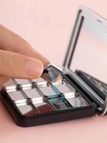 3/6/9/12/18 槽空磁性眼影盘化妆品收纳盒、口红和遮瑕膏收纳盒
