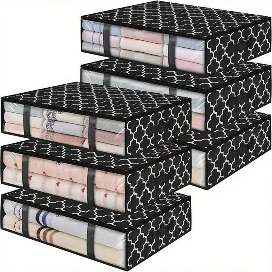 Jia Ye 3 túi đựng đồ dưới gầm giường, hộp đựng bằng vải không dệt có thể gấp lại có quai xách đựng quần áo, đồ chơi - Đồ trang trí chống ẩm, chống bụi Trang trí lễ hội Trang trí phòng Trang trí nhà Trang trí Trang trí phòng ngủ Trang trí, Trang trí phòng, Đồ trang trí, Đồ trang trí, Đồ trang trí, Đồ lưu trữ, Đồ sắp xếp Quần váy Giày Quần jean Bốt Váy - Nhiều màu - Xem 1