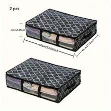 Jia Ye 3 túi đựng đồ dưới gầm giường, hộp đựng bằng vải không dệt có thể gấp lại có quai xách đựng quần áo, đồ chơi - Đồ trang trí chống ẩm, chống bụi Trang trí lễ hội Trang trí phòng Trang trí nhà Trang trí Trang trí phòng ngủ Trang trí, Trang trí phòng, Đồ trang trí, Đồ trang trí, Đồ trang trí, Đồ lưu trữ, Đồ sắp xếp Quần váy Giày Quần jean Bốt Váy - Nhiều màu - Xem 6