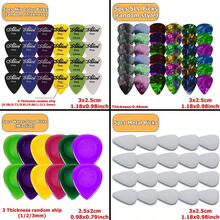 Bộ 14 phụ kiện đàn guitar ABS sáng tạo hợp kim nhôm Capo đàn guitar dây đeo đàn guitar có thể điều chỉnh Straplook hộp đựng đàn Bass Ukulele phụ kiện - Nhiều màu - Xem 3