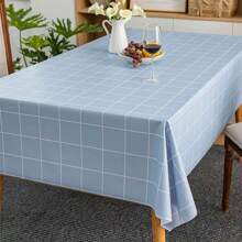 1PC Lattice Table Cover,Waterproof Oilproof Tablecloth Dining Table Cloth Table Protector Rectangle Tablecloth For Kitchen Dining Party Picnic - Multicolor - View 14