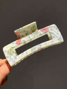 1/2/6 件装优雅花卉图案发夹，女士适用 - 彩色 - 查看 13