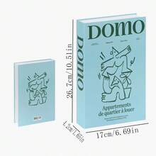 3pcs Foldable Fake Book Decorative Items For Living Room, Study, Coffee Table - Multicolor - View 4