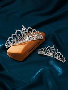 1 Set Minimalist Bridal Wedding Party Occasion Women Hair Accessories Hair Comb - Multicolor - View 12