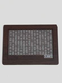QYeah 1 pezzo Salvadanaio vintage riutilizzabile, cassetta di legno per il deposito delle monete con obiettivo di risparmio, salvadanaio decorativo per casa, soggiorno, ufficio - realizzato in legno grezzo, il miglior regalo - Multicolore - Visualizzare 17