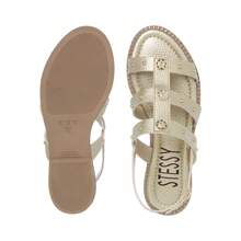 Stessy Shoes Flatform Women's Papete Flat Sandal Basic Casual - Vàng - Xem 4