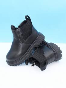 Toddler Boots, Waterproof Soft Sole Anti-Slip Leather Shoes For 1-5 Years Old Children, Spring & Autumn New
