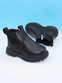 Toddler Boots, Waterproof Soft Sole Anti-Slip Leather Shoes For 1-5 Years Old Children, Spring & Autumn New