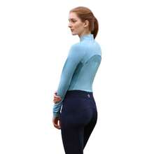 Hy Womens/Ladies Synergy Sports Top (Aqua Blue) - Mint Blue - View 4