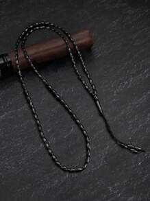 1入組復古崇拜用黑米串珠項鍊，手編手工繩用於祈禱、占卜、手輪轉動珠寶 - 串珠 - 查看 7