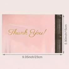 50 Stücke/30 Stücke/20 Stücke/10 Stücke/5 Stücke attraktive rosa Geschenktüten mit Verschluss - Ideale Party-Gastgeschenk Verpackung für Feiern & kleine Unternehmen