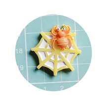 Set de 10 imanes de notas magnéticas con telaraña de Halloween para decorar el refrigerador y la cocina