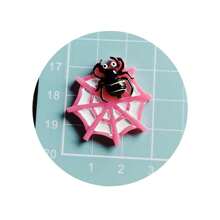Set de 10 imanes de notas magnéticas con telaraña de Halloween para decorar el refrigerador y la cocina
