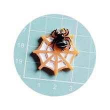 Set de 10 imanes de notas magnéticas con telaraña de Halloween para decorar el refrigerador y la cocina