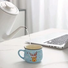 Cốc cà phê bằng sứ Giáng sinh, ông già Noel, người tuyết, tuần lộc, cây thông Noel, cốc trà Latte bằng sứ cho ngày lễ Giáng sinh, sinh nhật, quà tặng cho nam và nữ, cốc gốm Giáng sinh, ông già Noel, người tuyết, ca cao nóng, cốc cà phê Giáng sinh, ông già Noel, thiết kế ngày lễ mùa đông, dùng để trang trí trung tâm, quà tặng tân gia - Nhiều màu - Xem 6