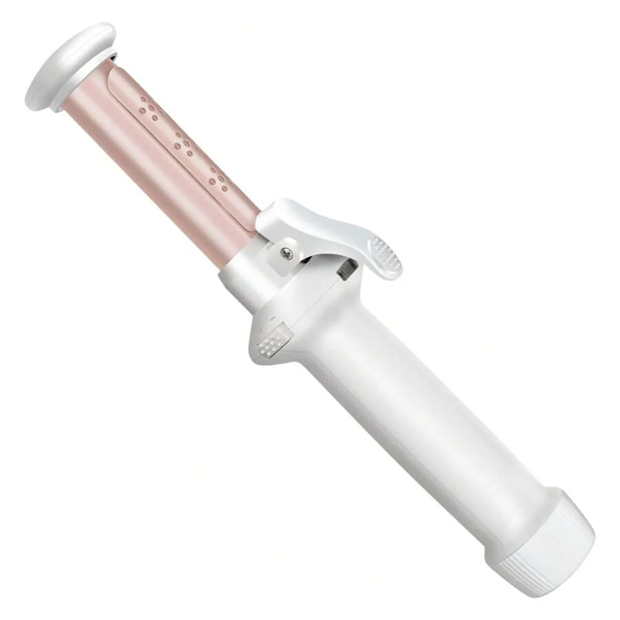 USB Rechargeable Mini Cordless Curling Iron (30W) - Rose Gold - View 1