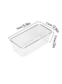 1 Ngăn Kéo/Hộp Đựng Đồ Trang Điểm Để Bàn, Hộp Đựng Trang Điểm Trong Suốt, Hộp Đựng Phụ Kiện Trang Sức Nhiều Ngăn Chống Trầy Xước, Đồ Trang Trí Kỳ Lạ - Trong sáng - Xem 6