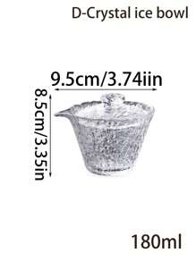 1 pièce/5 pièces Assiette en verre dépoli style INS Plat à collation à la maison, Plat à sauce, dessert, pâtisserie, Plateau de table de nuit, Rangement pour bijoux pour boucles d'oreilles, colliers et bagues Cadeau de Noël, Fournitures scolaires