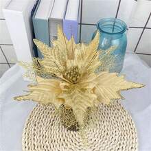 1 Máy Tính Lấp Lánh Nhân Tạo Hoa Giáng Sinh Trang Trí Cây Giáng Sinh Nhà Hoa Giả Giáng Sinh Đồ Trang Trí Đồ Trang Trí Năm Mới - Nhiều màu - Xem 2