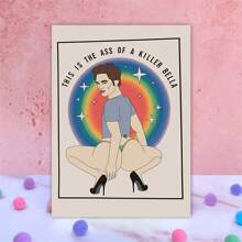 1 pieza Tarjeta de felicitación, divertida y creativa, para familia y amigos, adecuada para cualquier ocasión, incluyendo Navidad