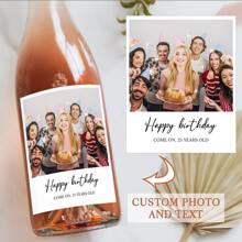 Nhãn chai rượu được cá nhân hóa, Nhãn rượu tùy chỉnh, Nhãn rượu sinh nhật, Nhãn rượu đính hôn, Quà tặng sinh nhật, Nhãn rượu đám cưới được cá nhân hóa, Nhãn rượu đám cưới, Quà cưới, Quà cưới in, Quà tặng đính hôn - Nhiều màu - Xem 2