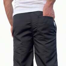 Tactel Men's Pants 2 Stripes Hiking Gym 3 Pockets - 灰色 - 查看 4