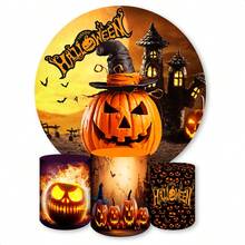 Decorative Covers Kit For Round Panel + Trio Sublimated Cylinder Covers Party And Birthday Decoration Various Themes Adult Children Halloween Macabre Horror Fantasy Party - BỘ SẢN PHẨM HOÀN THÀNH 2098 - Xem 1
