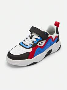 Balabala Boys' Sneakers, Lightweight And Breathable Fall Shoes, 2024 New Casual Shoes - Blue and White - View 1