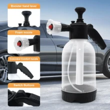 2L Hand Pump Foam Sprayer Hand Pneumatic Foam Cannon Snow Foam Car Wash Spray+ Perfume Perfume Accessories,Kitchen - White - View 8