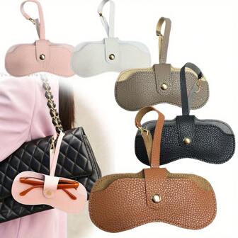 1-pack solglasögonfodral, hopfällbart glasögonfodral, glasögonhållare, förvaring, resefodral för män och kvinnor, könsavslöjandefest, perfekt för födelsedagar, bröllop, fester, den perfekta presenten till kollegor, vänner och familj, skolstart