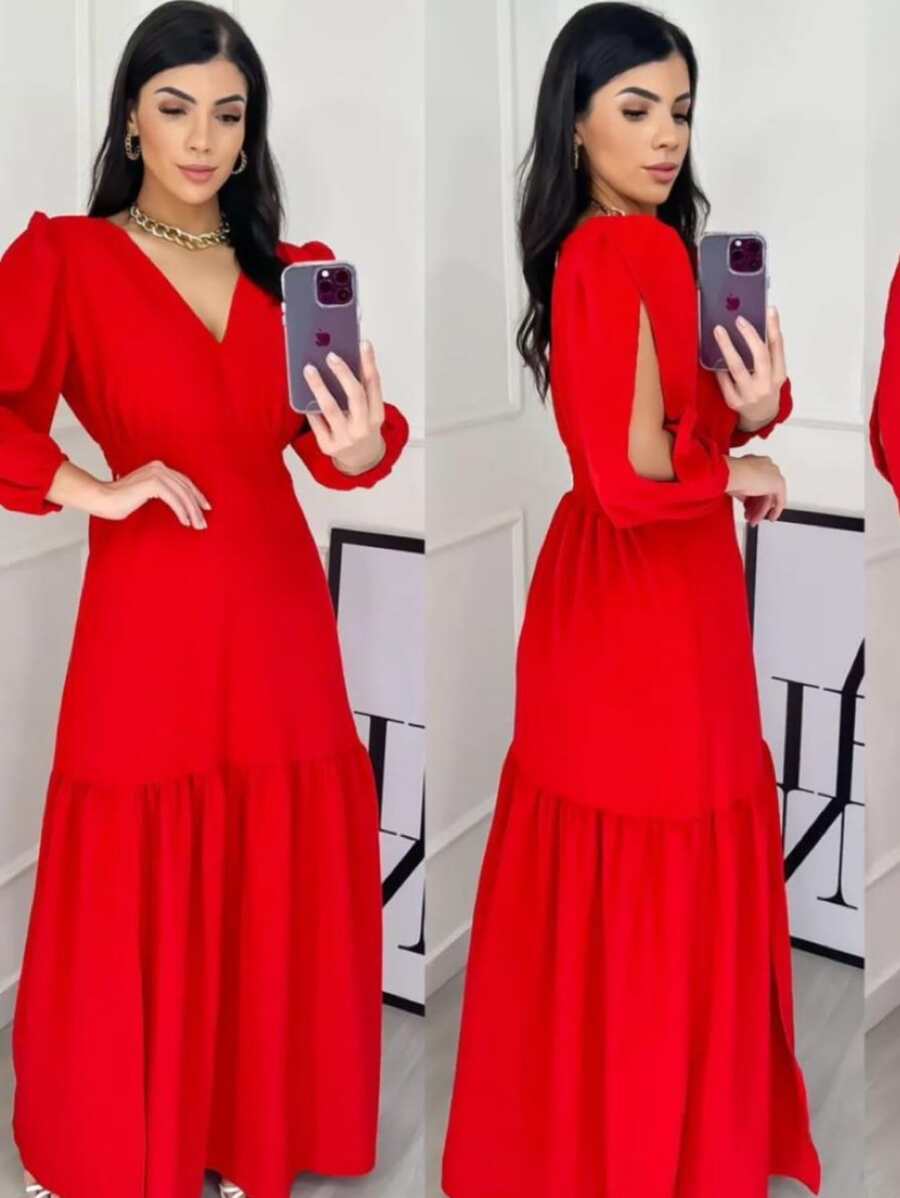 Women Dresses - Rojo - Ver 1