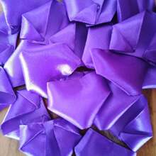 100 Pieces Of Handmade Ribbon Petals, Handmade Rose Petals, Handmade Flower Fresh Semi-Finished Products, Very Suitable For DIY Making Eternal Bouquets, Wedding Roses, Gift Flowers And Ramos Flower Arrangements - Can Be Used To Decorate The Living Room And Bedroom, Or As Gifts For Couple, Parents, Family And Friends, Reduce Your Repetitive Work, Easily And Efficiently Make The Gifts You Want,