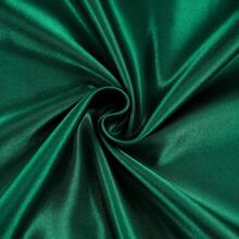 Satin Bed Sheets 10 Colors Faux Silk Shet Set Cooling Soft Sheet With Deep Pocket Fitted Sheet Pillow Cover - màu xanh lá - Xem 3