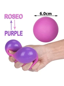 变色粉末减压球，缓慢上升的柔软玩具，用于缓解焦虑和压力（深蓝色） - 彩色 - 查看 8