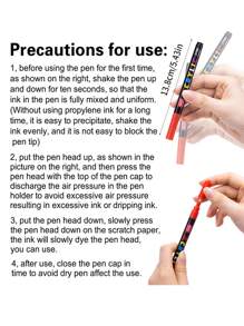 1 支亚克力马克笔 36/60/84/120 色可选，细头，防水，无味，可堆叠，适用于彩色素描、艺术绘画、制作圣诞节、感恩节、新年、复活节、节日礼物、卡片、金属、陶瓷、玻璃、万圣节装饰品 - 丙烯馬克筆 - 查看 10