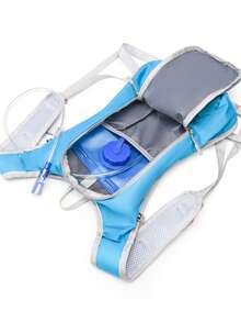 1pc Cycling Backpack Outdoor Bicycle Bag Hiking Camping Travel Hydration Backpack Halloween Christmas Fall University School Bag Bag For School College - Blue - View 7