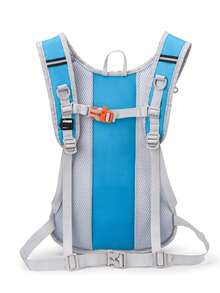 1pc Cycling Backpack Outdoor Bicycle Bag Hiking Camping Travel Hydration Backpack Halloween Christmas Fall University School Bag Bag For School College - Blue - View 5