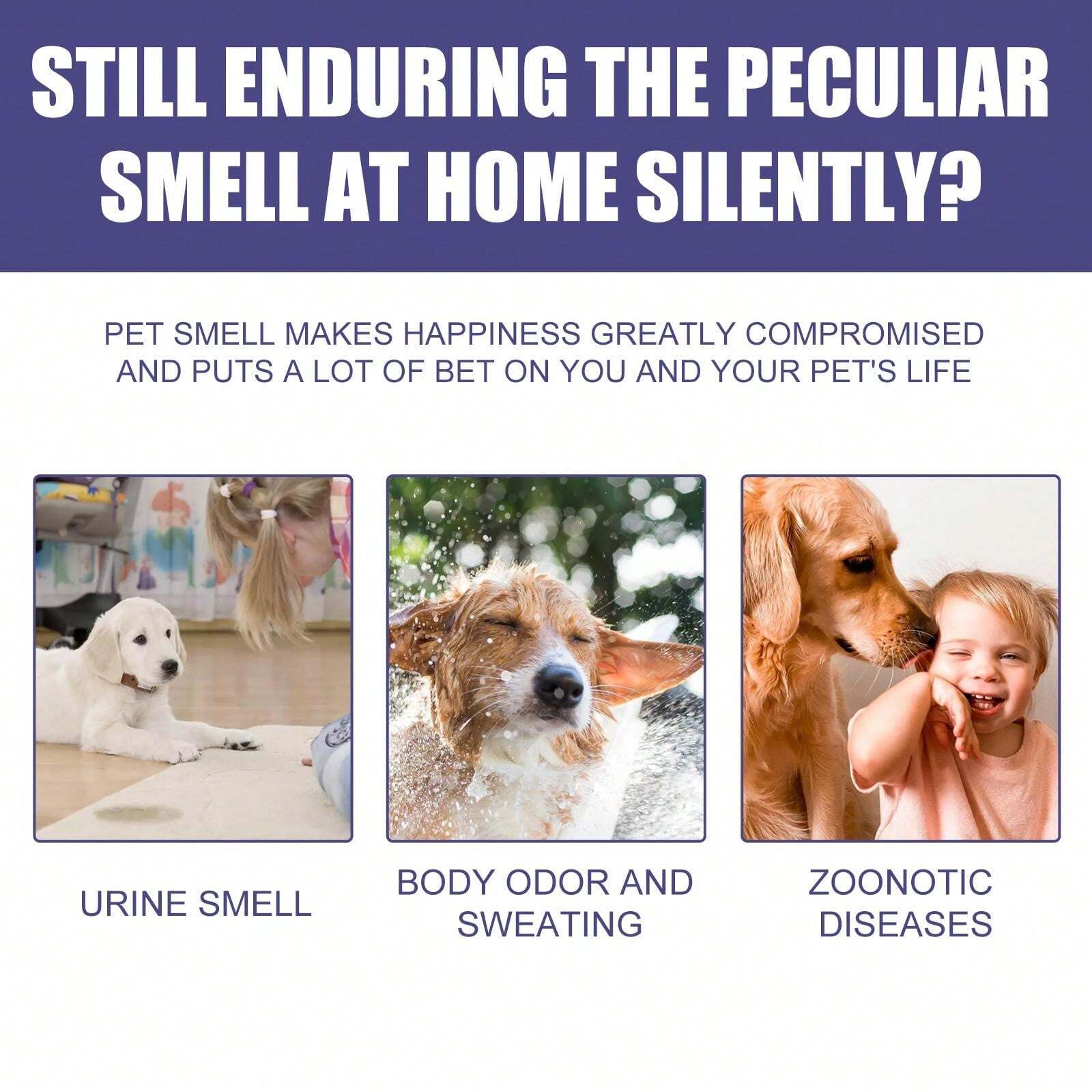 Pet Deodorizing Spray Deodorizing Odors Dogs Cats Deodorizing Urine