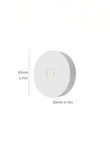 1 Đèn cảm biến chuyển động LED có thể sạc lại bằng USB, chất liệu ABS, keo dán từ tính, dễ lắp đặt, thích hợp cho tủ quần áo, tủ, phòng trẻ em, phòng tắm, hành lang, cầu thang, phòng ngủ (Lưu ý: Cần sạc 5 giây trước khi sử dụng, nếu không có thể không sáng, pin có chức năng bảo vệ) - trắng - Xem 7