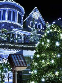 20/50/100/200LED Solar String Lights Outdoor Light Strings Waterproof With 8 Lighting Modes For Garden Patio Yard Fence Christmas Tree Decoration,Fairy Lights Ambience For Outside Tree,Courtyard,Wedding,Party,Lawn,Camping,Holiday Decor Garden Lights - Black - View 5